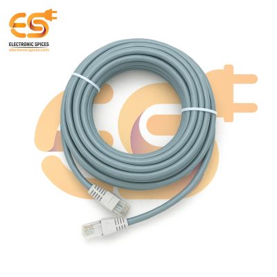 RJ45 Cat6 Ethernet Patch LAN Network Cable (5M, Grey)